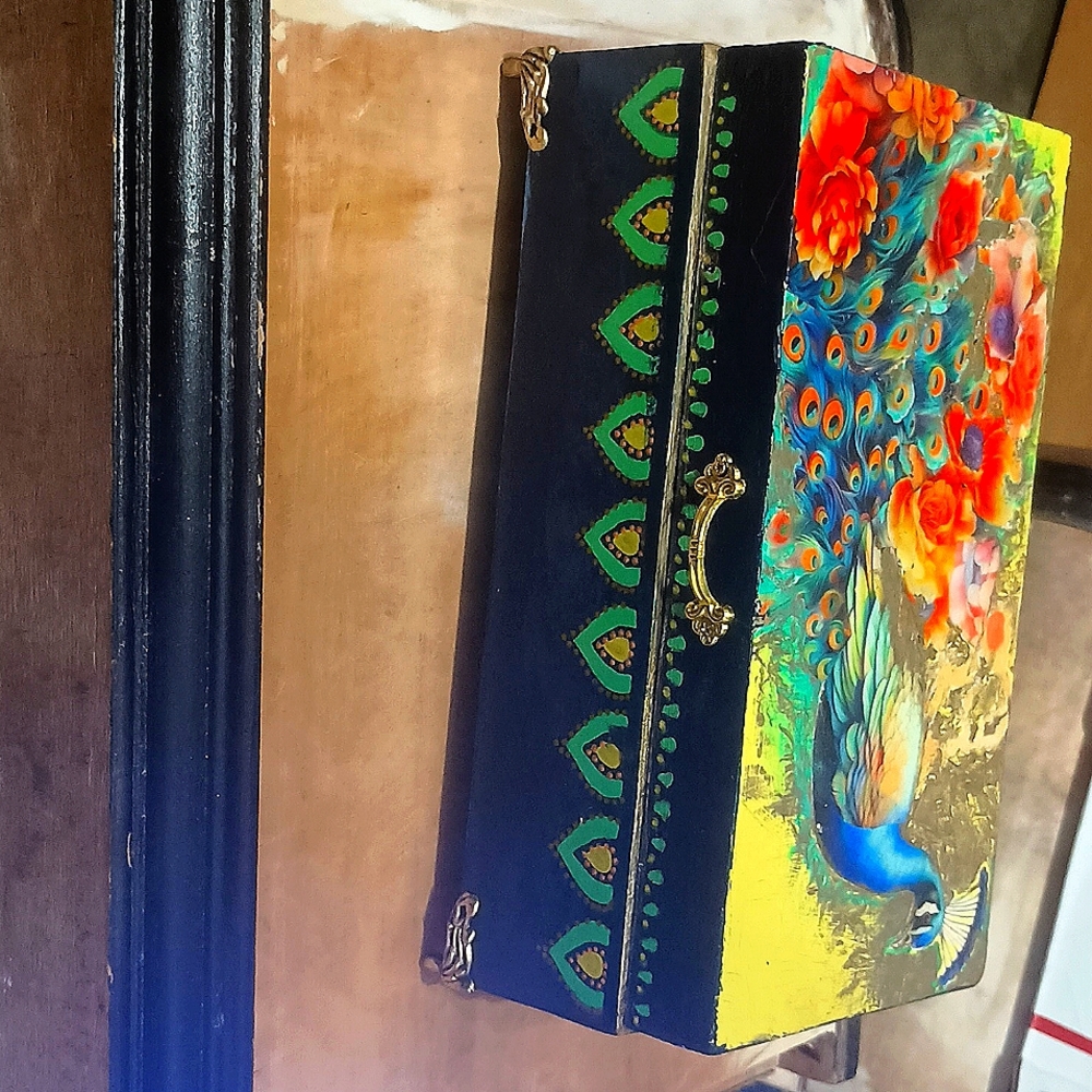 COPY - Hand painted trinket Box